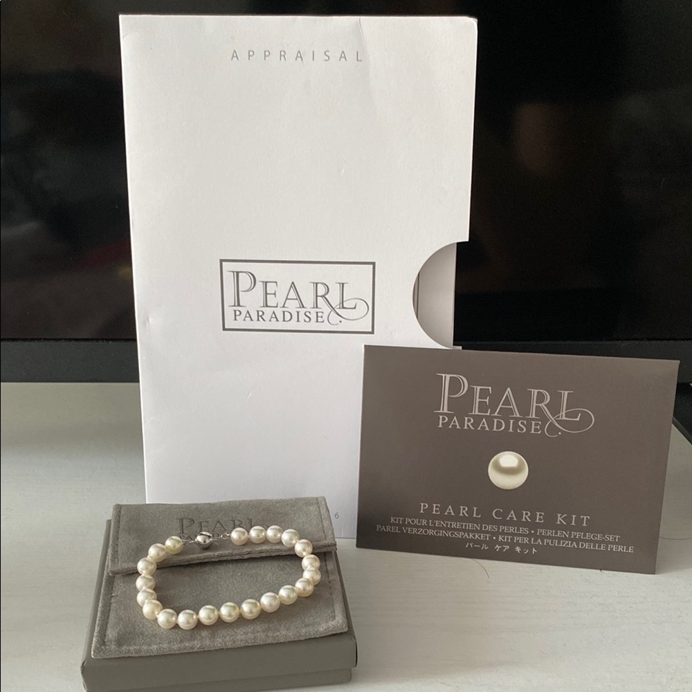 New Pearl Paradise Akoya Pearl bracelet 7 inches